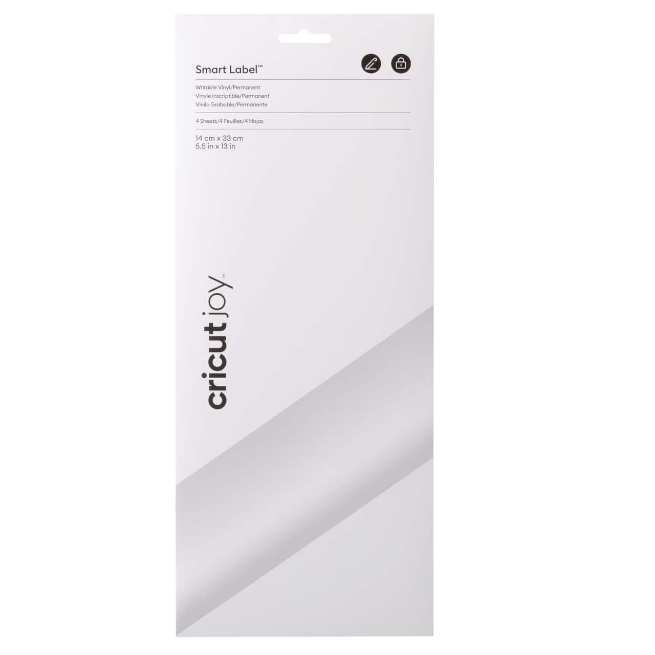 Cricut Joy™ Smart Label™ 5.5" Permanent Writable Vinyl